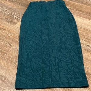 Green pencil skirt